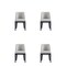 Manhattan Comfort Gansevoort Faux Leather Dining Chair in Light Grey - Set of 4 2-DC051-LG - alternate 1